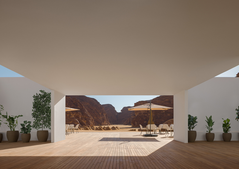 Desert X AlUla 2022 Visitor Centre, detalhe